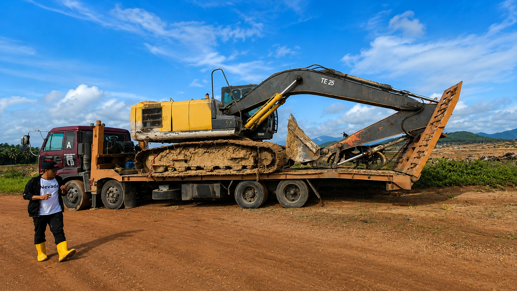 Crawler Excavator Haul